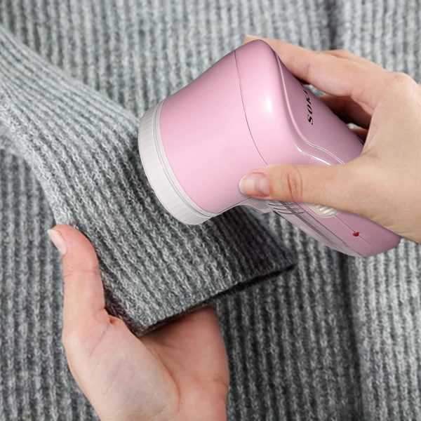 "Portable Lint Remover & Fabric Shaver – Effortlessly Remove Fluff, Fuzz, and Pellets from Clothes"